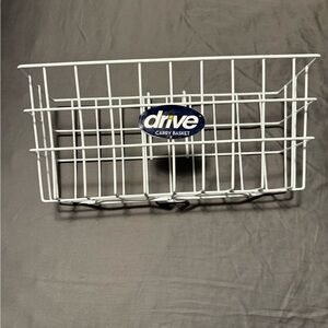 Drive White Wire Carry Basket for Walker